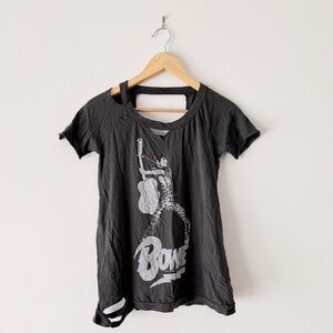 thrashed David bowie tee